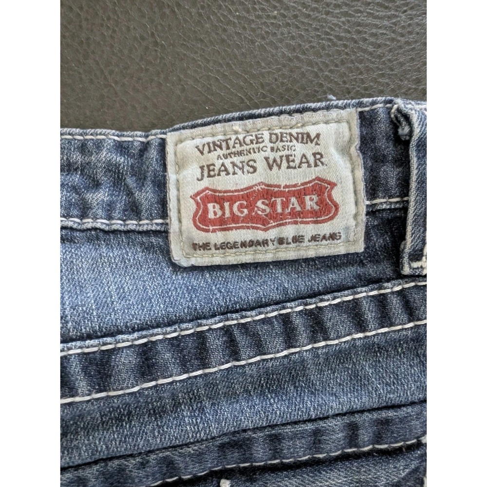 Big Star Sweet Low Rise Cutoff Denim Shorts Women's Size 25 Jorts - Picture 8 of 16